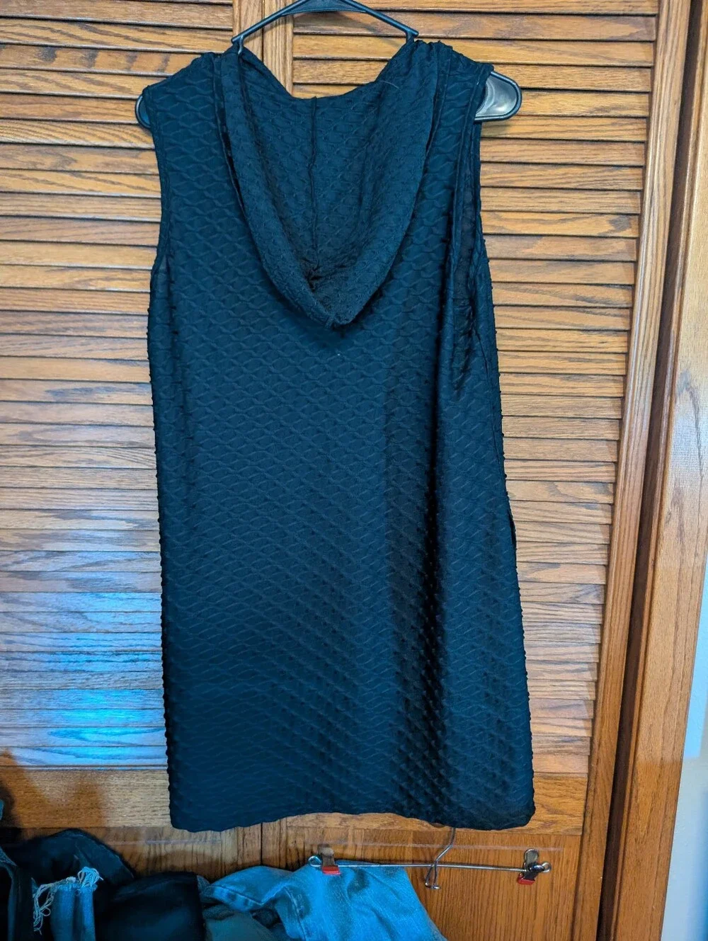 Jordan Taylor Ladies‎ Hooded Swim Cover Black Size Medium